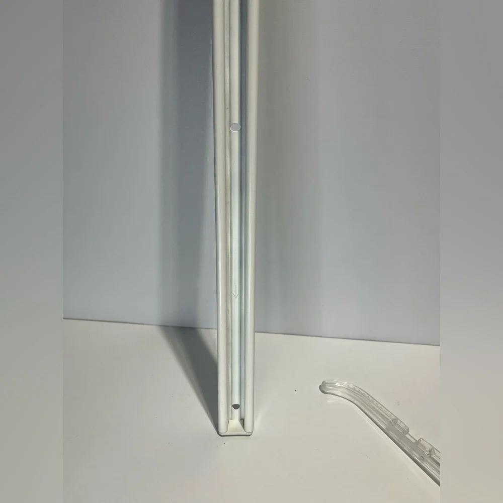IKEA Algot White Shelving Brackets  Upright/Vertical Mounting Rail  33 1/8